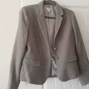 Gray wool blazer